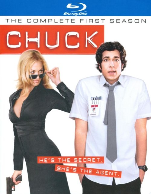 Front Standard. Chuck: The Complete First Season [3 Discs] [Blu-ray].