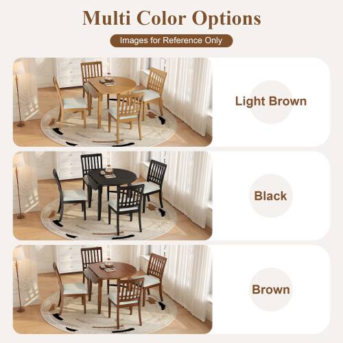 Multi Color Options  
Images for Reference Only  
Light Brown  
Black  
Brown
