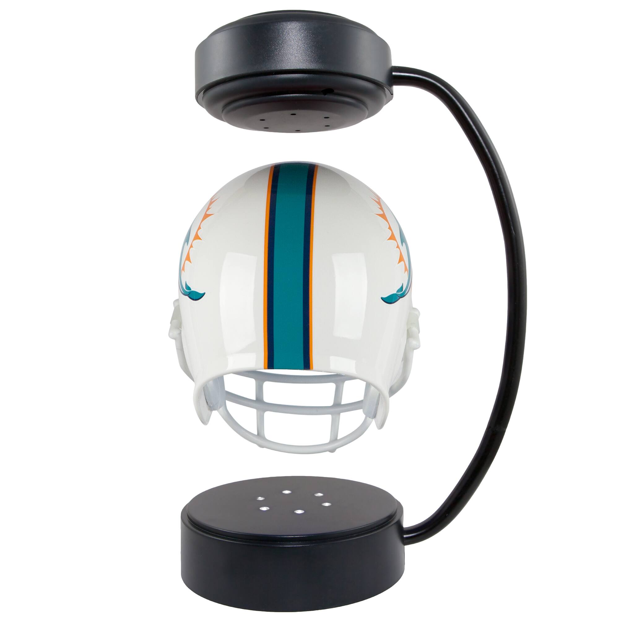 Alt View 3. Pegasus - Miami Dolphins Hover Team Helmet - White.