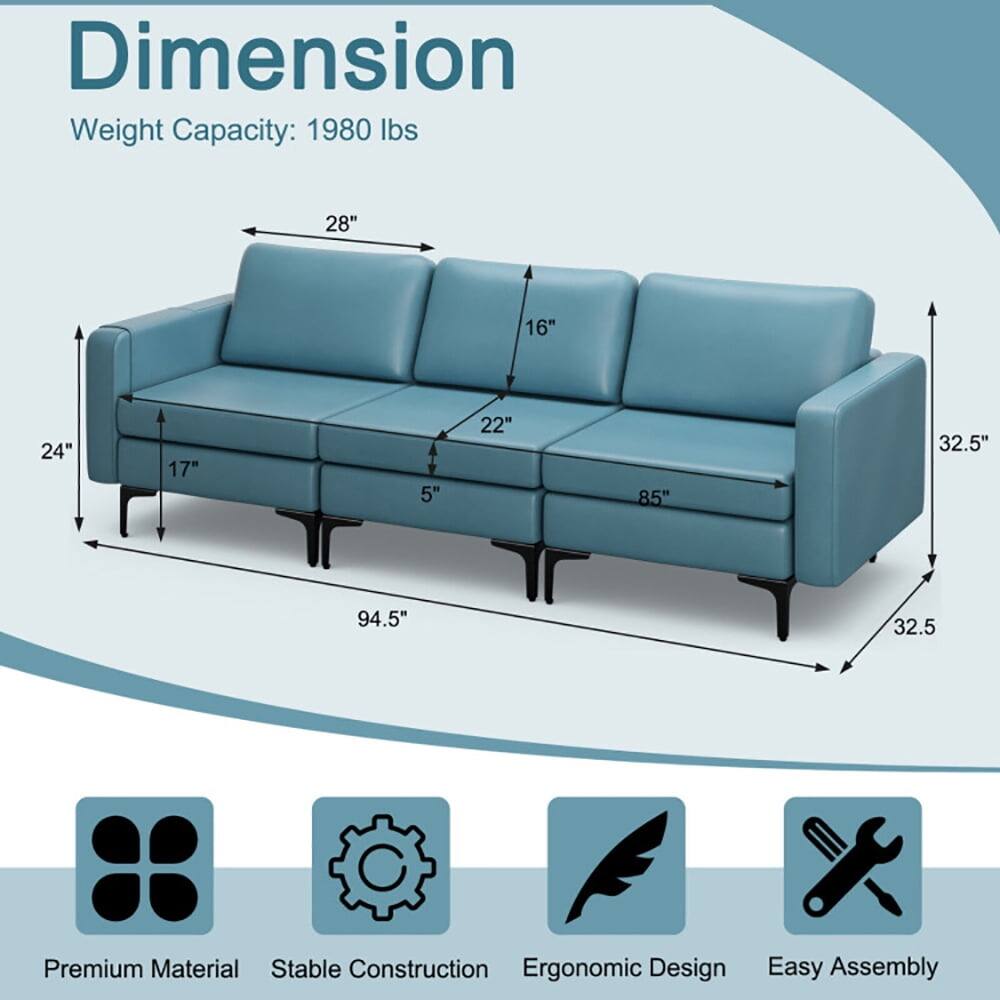Dimension  
Weight Capacity: 1980 lbs  

28" 16" 24" 17" 5" 22" 85" 32.5" 94.5" 32.5"  

Premium Material  
Stable Construction  
Ergonomic Design  
Easy Assembly