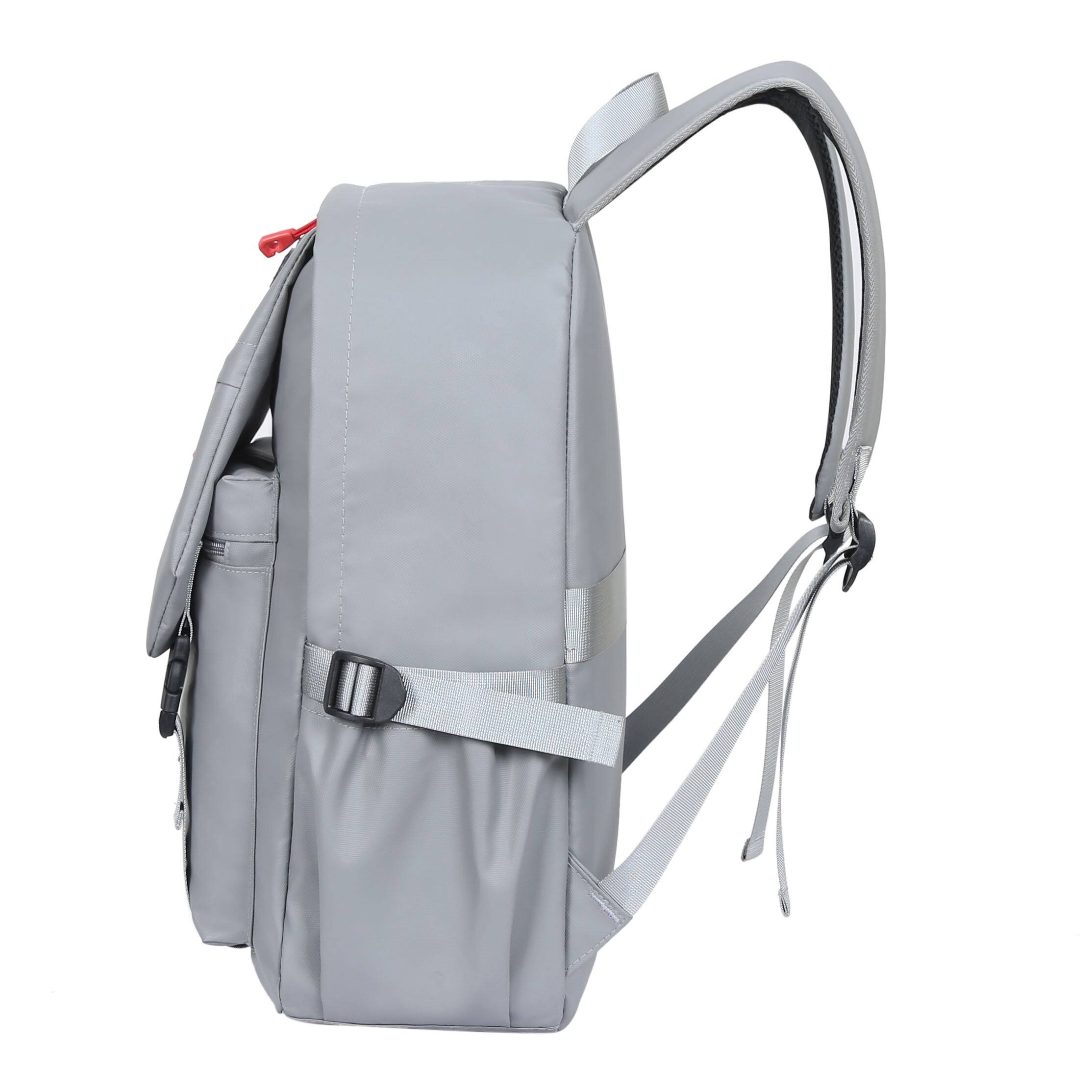 Left. DUKAP - DELRAY Executive Backpack for Laptops up to 15.6''-Inches - BLACK.