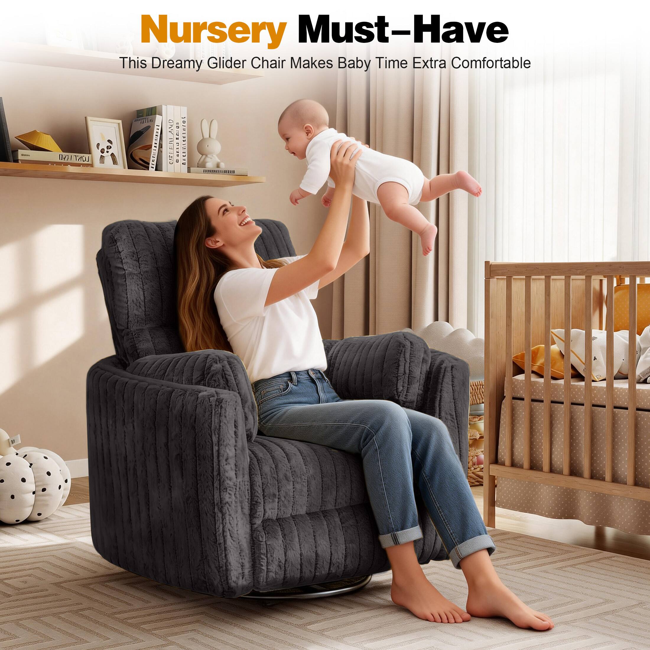 Nursery Must-Have  
This Dreamy Glider Chair Makes Baby Time Extra Comfortable