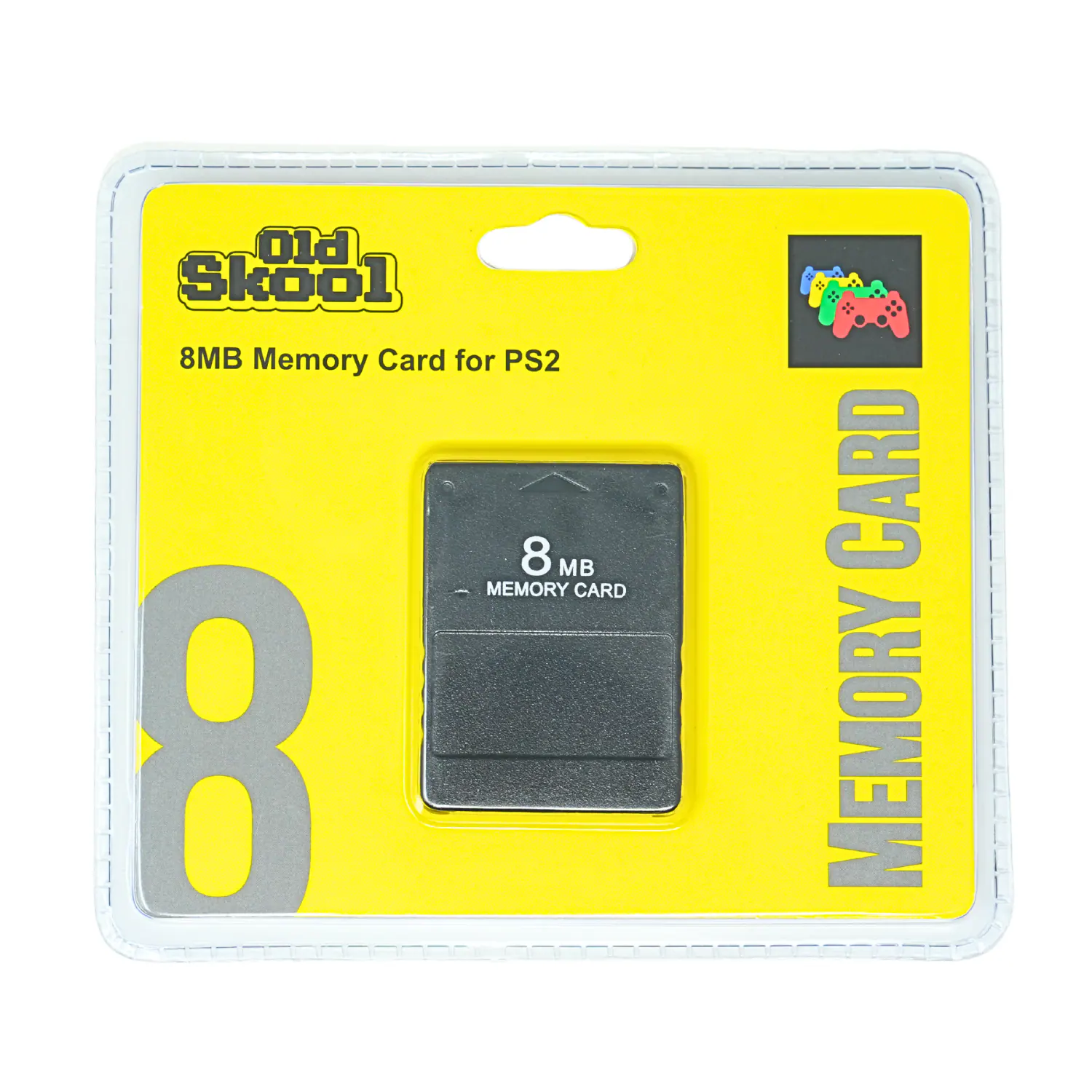 Old Skool 8MB Memory Card for PS2 8 MB MEMORY CARD
