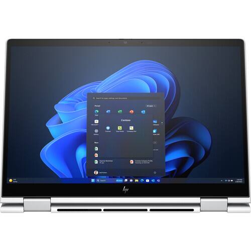 Alt View 4. HP - EliteBook 8 Flip G1i 13.3" WUXGA Touch Intel Ultra 7 265U 2.1 GHz 16GB 512GB SSD Intel Graphics Windows 11 Pro Laptop - Silver.