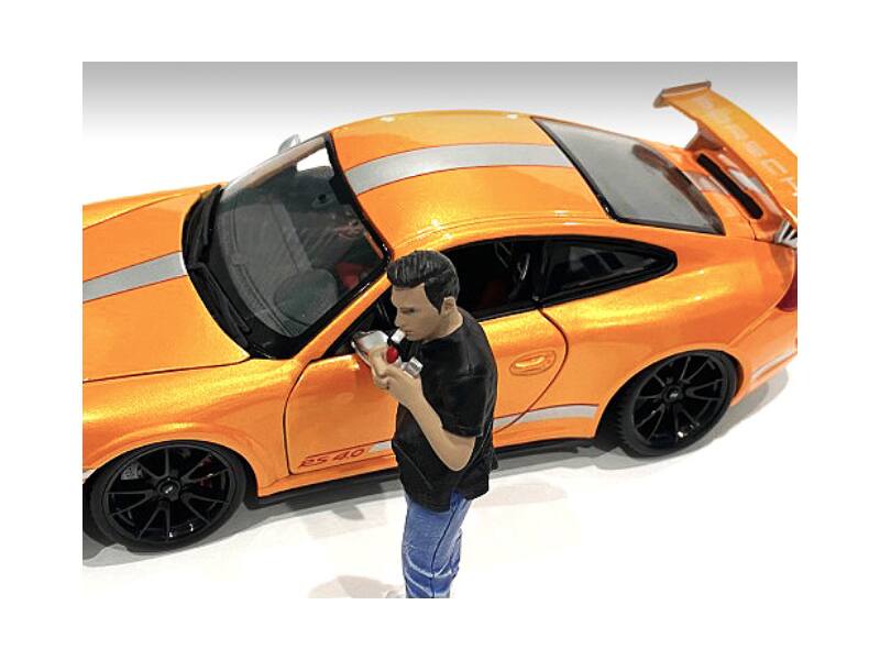 Alt View 1. American Diorama - "Car Meet 1" Figurine VI for 1/24 Scale Models by American Diorama.