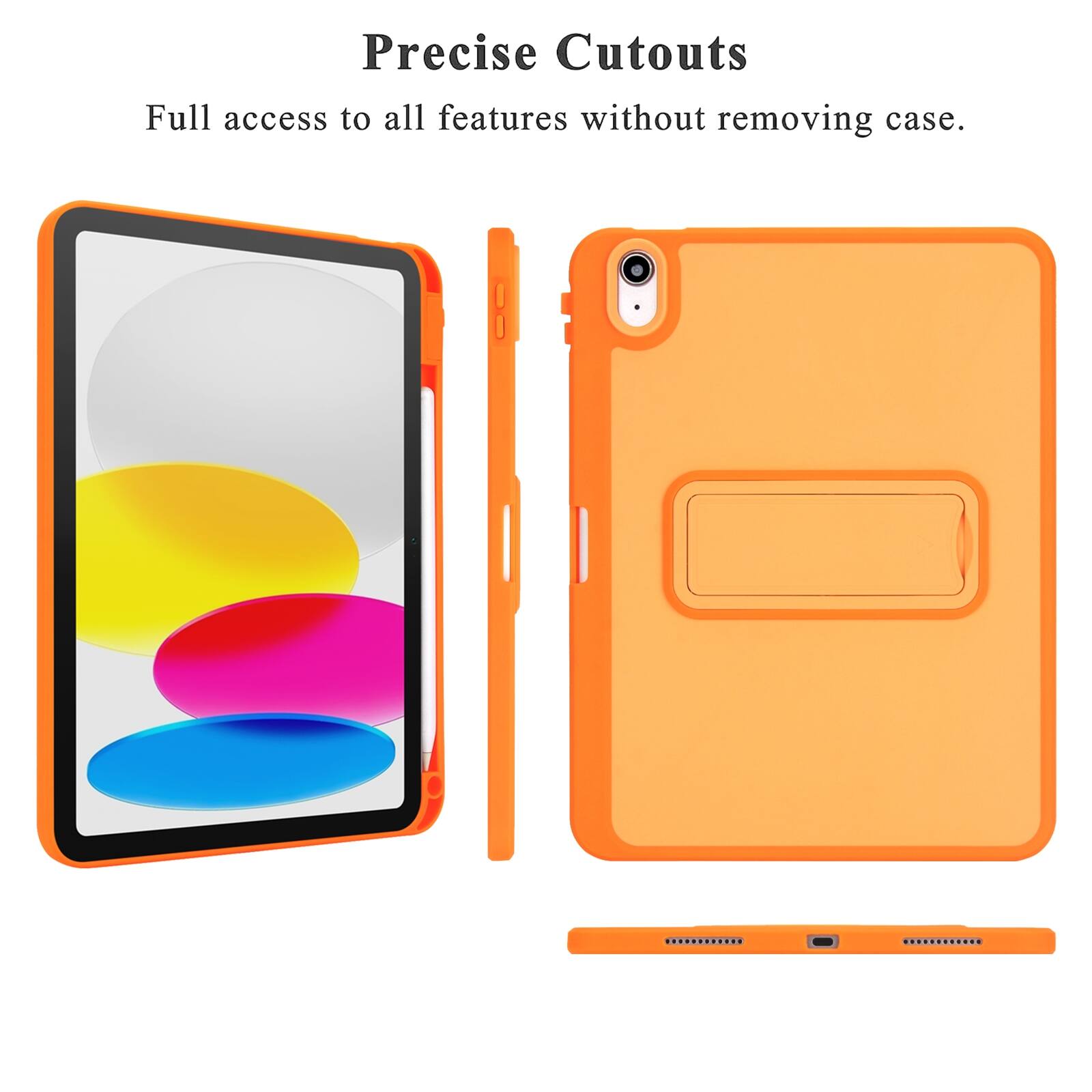 Precise Cutouts  
Full access to all features without removing case.