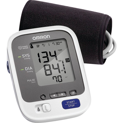 The Omron M3 blood pressure monitor.