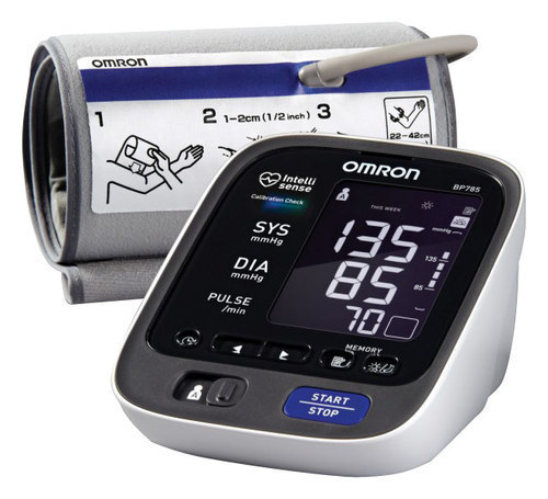 Best Buy: Omron 10 SERIES Advanced Accuracy Upper Arm Blood Pressure Monitor  Gray/White/Black BP785N