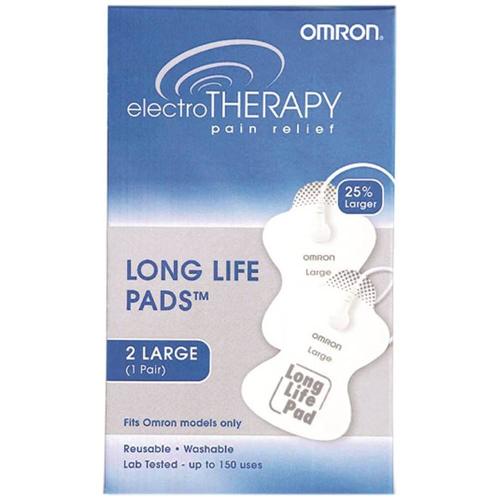 Alt View 12. Omron - Large Long-Life Pads (2-Pack) - White.