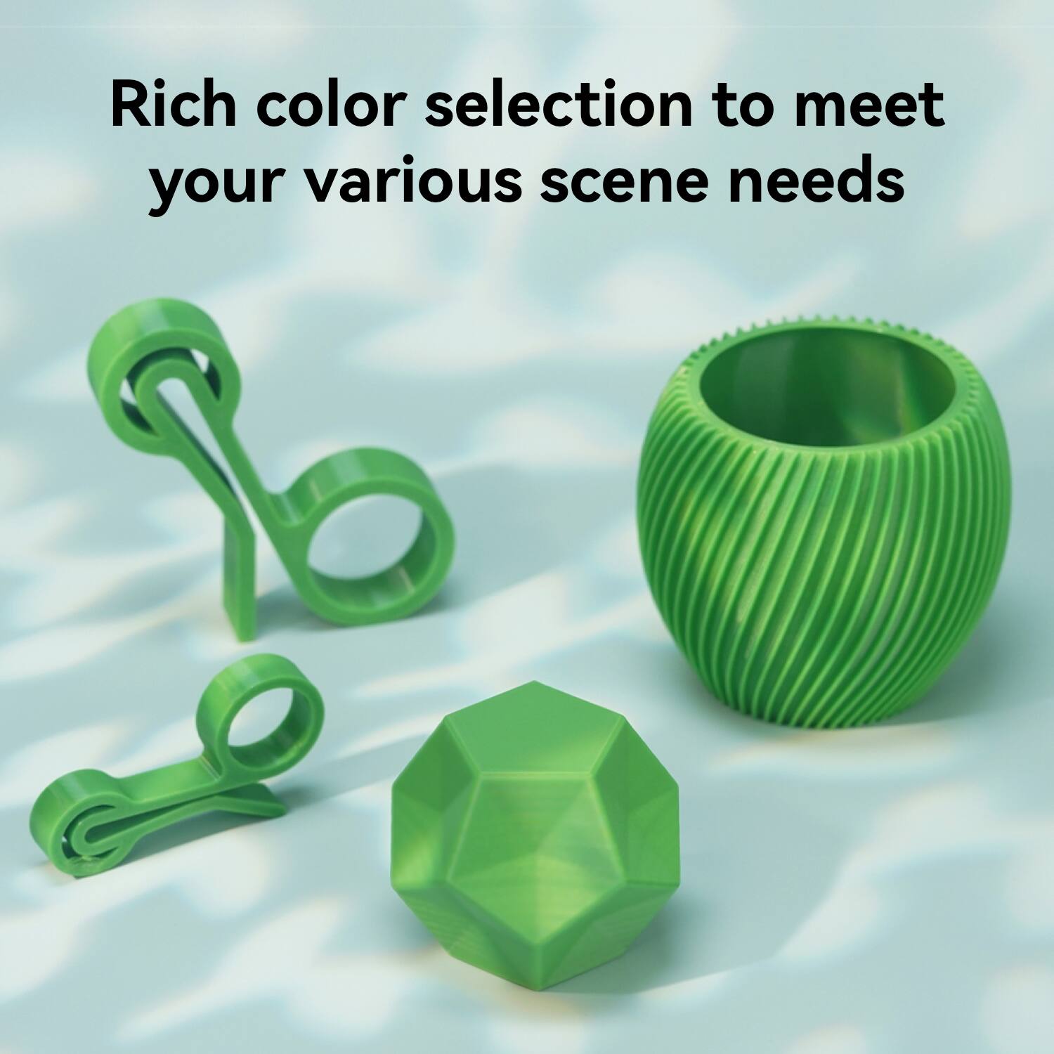 Rich color selection to meet your various scene needs