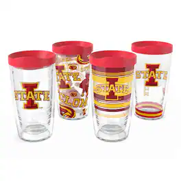 Tervis - Iowa State Cyclones Four-Pack 16oz. Classic Tumbler Set - Multicolor