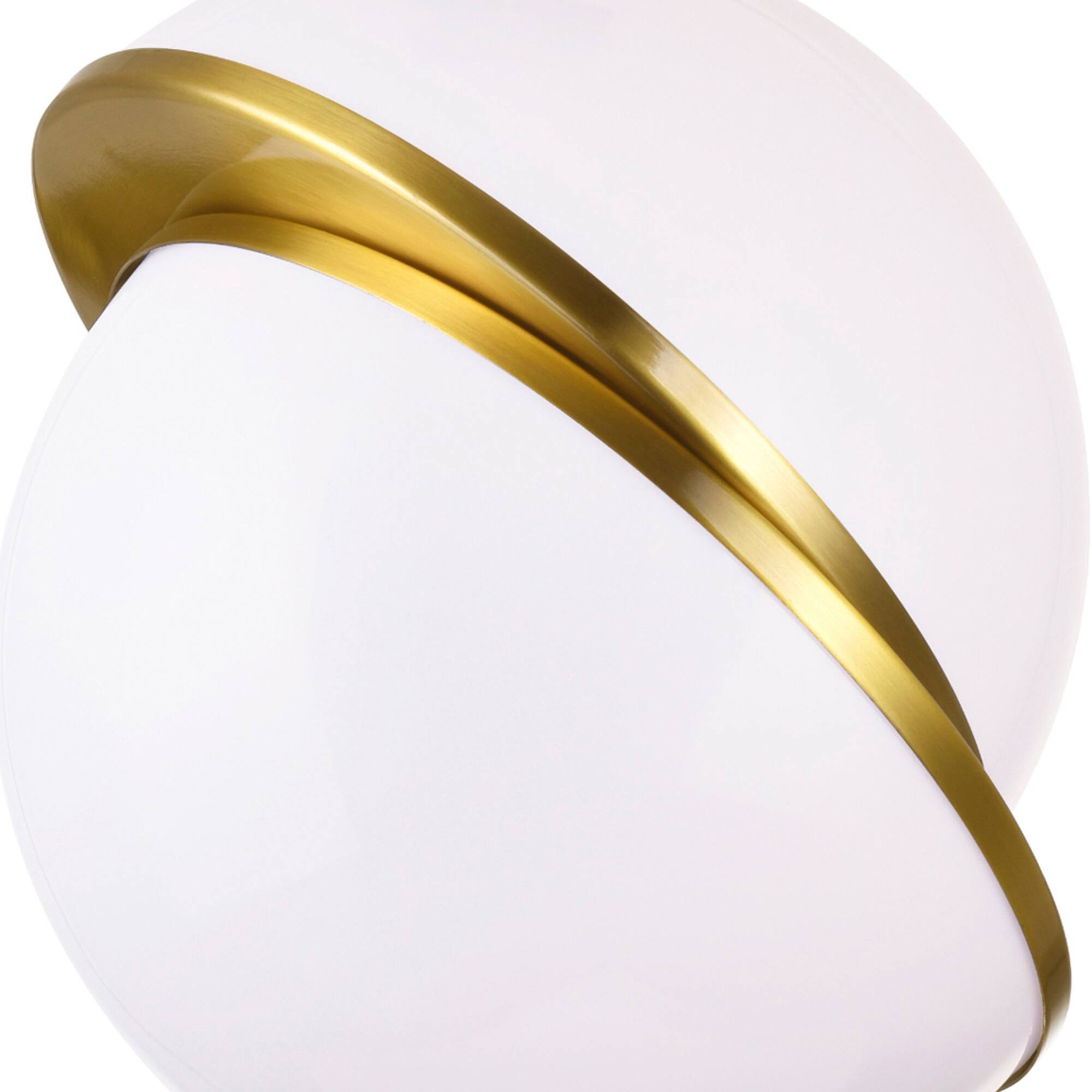 Alt View 1. CWI Lighting - Gemini 1 Light Mini Pendant With Brass Finish - Brass.