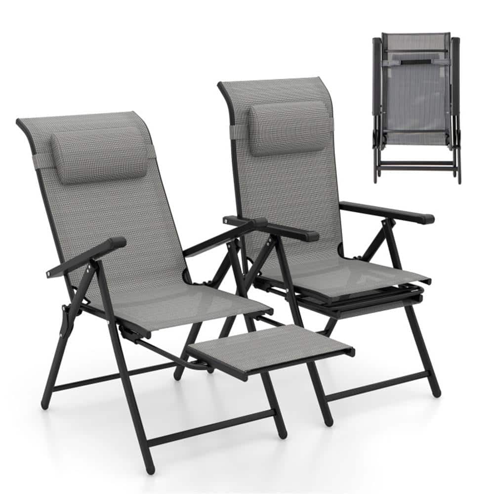 Kadyn - Lounge Chair Outdoor, Patio Lounge Chair - Perfect for Outdoor Living Spaces - Gray