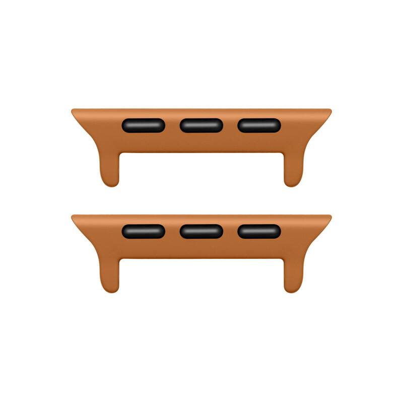 Alt View 2. Posh Tech - Silicone Band for Apple Watch - Rustic Caramel.
