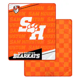 Pegasus - Sam Houston State Bearkats 60" x 70" Diagonal Ghost Checkered Double-Sided Blanket - Multicolor