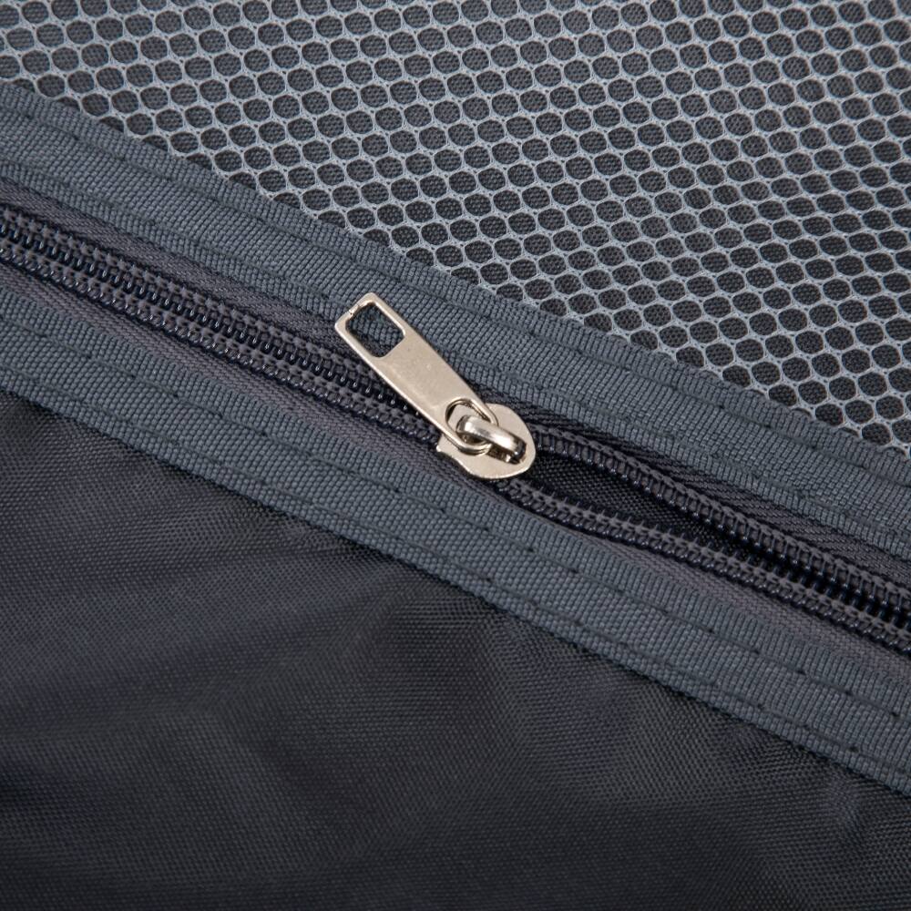 Back. Ropilly - Ropilly 2 Piece Luggage Set 20" Hard Shell Suitcase with 14 Inch Cosmetic Case Silver - Silver.