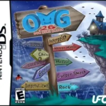 Sure, here is the corrected and grouped text from the image:
- OMG 26
- Poltergeist
- Horror Mirror
- Mosaic
- Burger Smash
- Dangerous Street
- Rock
- Gold Rush
- Ghost
- Castle
- Books
- UFO - E (Everyone)