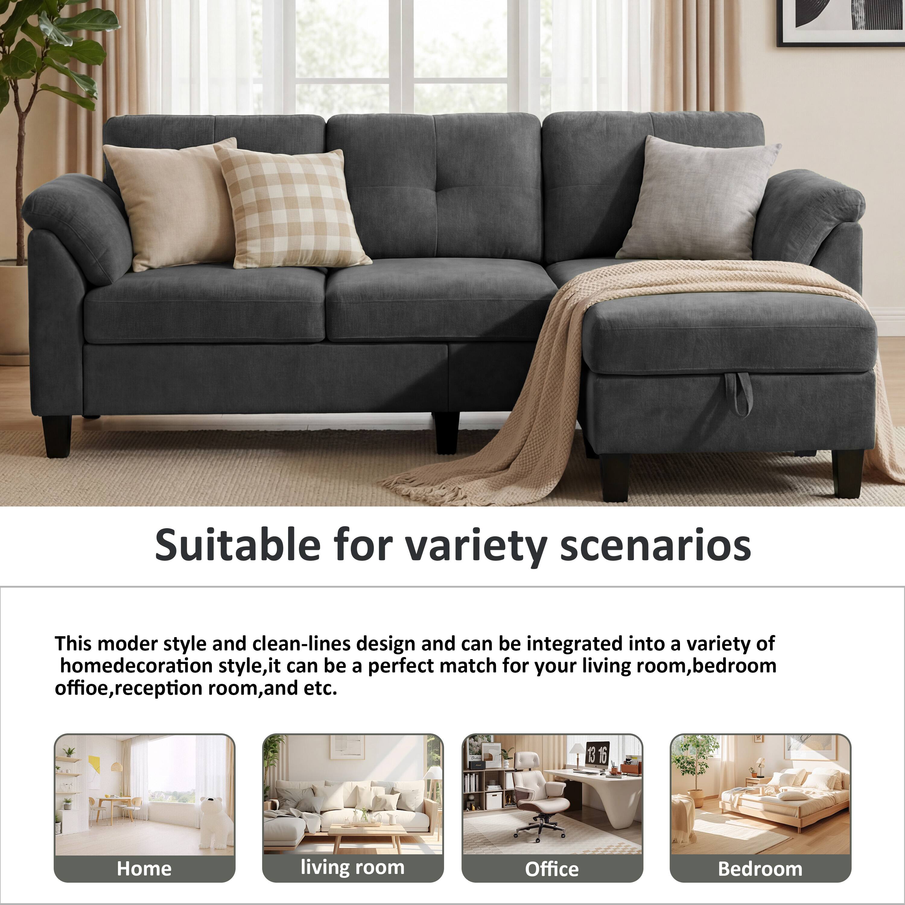 Suitable for variety scenarios

This modern style and clean-lines design can be integrated into a variety of homedecoration styles. It can be a perfect match for your living room, bedroom, office, reception room, and etc.

- Home
- Living room
- Office
- Bedroom