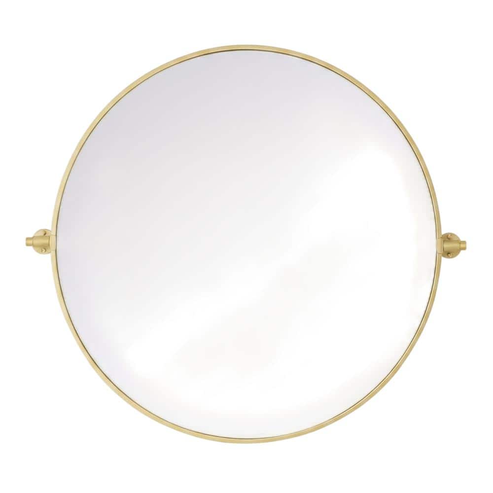 Elegant Kitchen and Bath - Amoura 30X30 Pivot Mirror In - Brass price history on PriceWatchPro