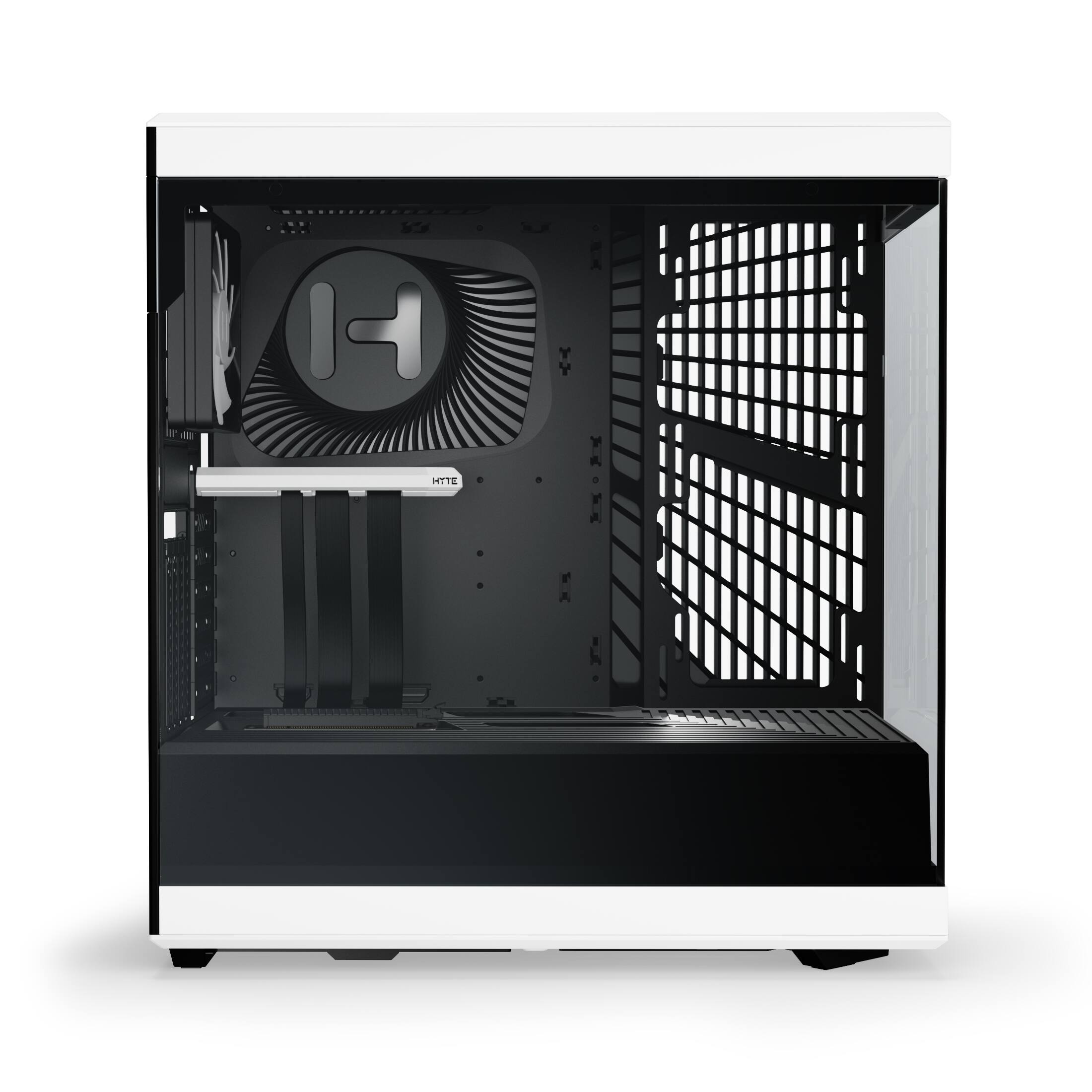 Alt View 12. HYTE - Y40 ATX Mid-Tower PC Case - White.