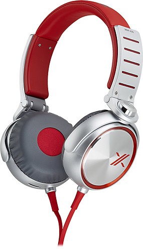  Sony - X-Series Over-the-Ear Headphones - Red