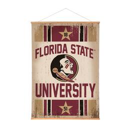 Evergreen Enterprises - Florida State Seminoles 36" x 54" Large Canvas Wall Art Tapestry with Wood Frame - Multicolor
