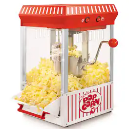 Nostalgia - 2.5-Ounce Kettle Popcorn Maker - Red