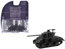 M4 Sherman 76 Long Barrell Tank Camouflage " Bandit" Series 30 1/64 Diecast Model Car by Greenlight - Black