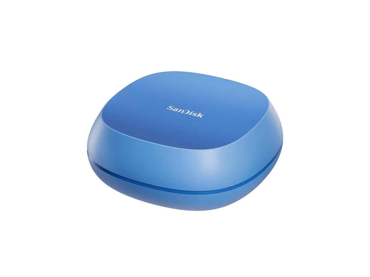 SanDisk - Creator Series Desk Drive 4TB USB 3.2 Gen 2 External Desktop SSD - Blue