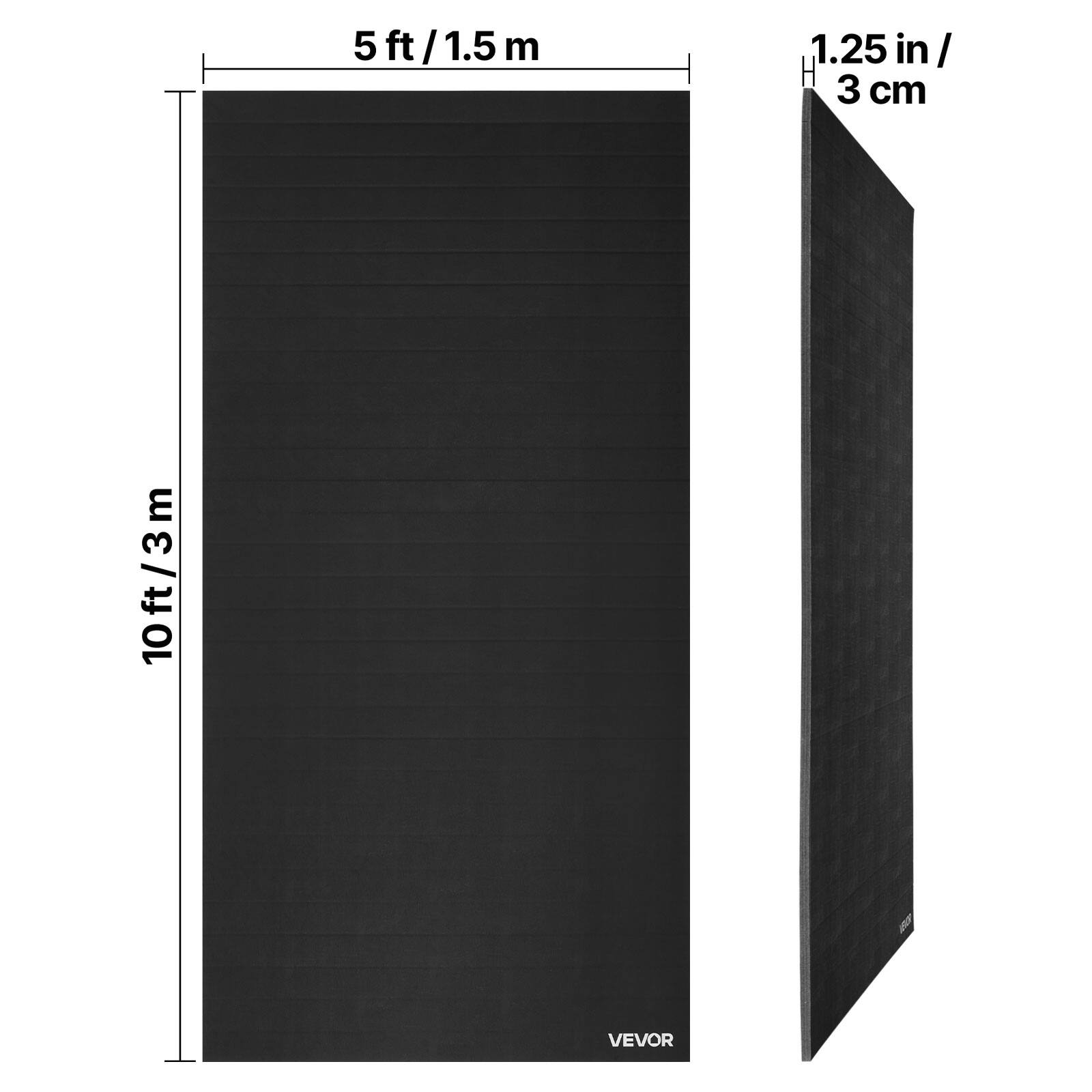 5 ft / 1.5 m  
10 ft / 3 m  
1.25 in / 3 cm  
VEVOR