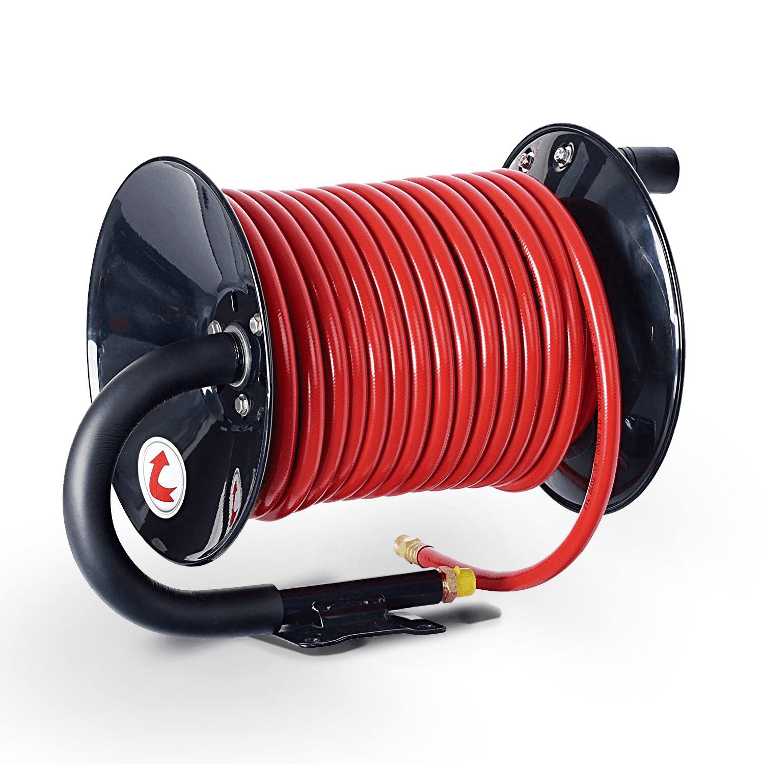Alt View 2. Reelworks - ReelWorks Mountable Manual Hose Reel Crank - Fits up to 100' Ft of 3/8" Air.