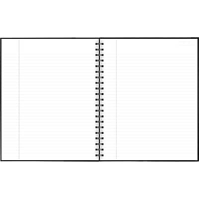 Alt View 1. Cambridge - Cambridge 1-Subject Professional Notebook, 8.5" x 11", Wide Ruled, 96 Sheets, Black (06100) - Black.