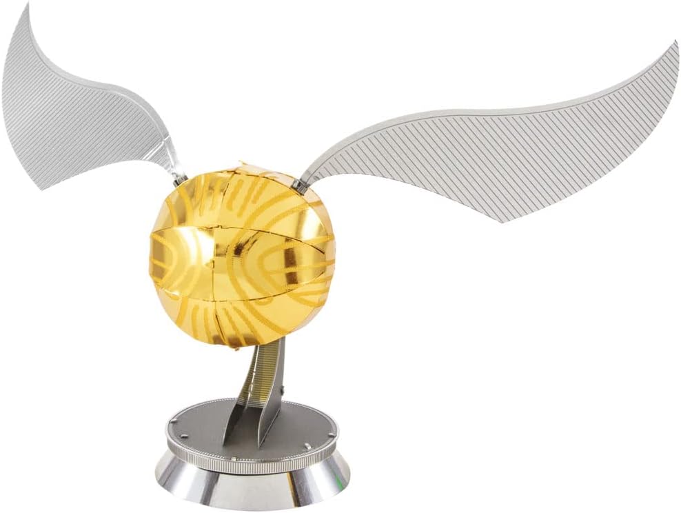 Front. Metal Earth - Metal Earth Harry Potter Golden Snitch 3D Metal Model Kit Fascinations - Silver.