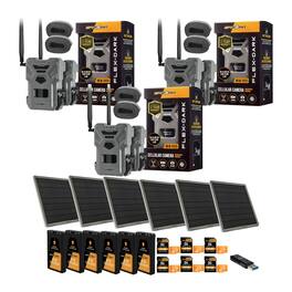 Spypoint - FLEX-DARK GPS-Enabled Cellular Trail Camera with Solar Panel and Accs