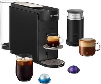 Nespresso Vertuo UP Espresso Machine Bundle by Breville Black Nespresso Vertuo UP Espresso Machine Bundle by Breville Black