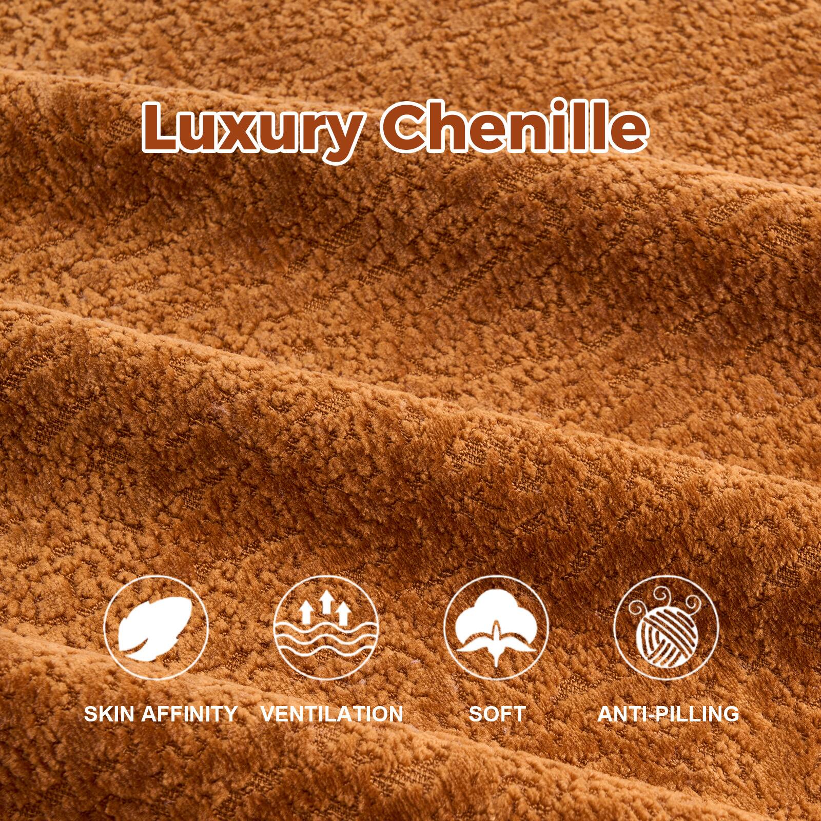 Luxury Chenille

- SKIN AFFINITY
- VENTILATION
- SOFT
- ANTI-PILLING