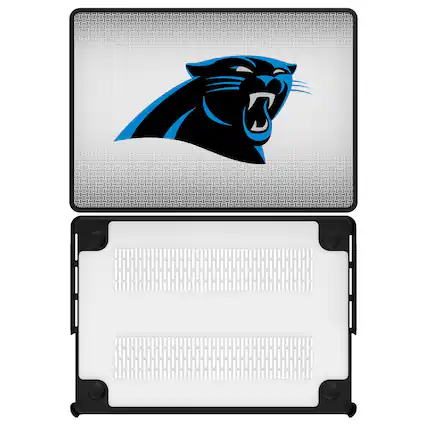 Front. Keyscaper - Carolina Panthers Linen MacBook Case - Pro 16 in - Multicolor.