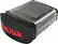 Front. SanDisk - Ultra Fit 16GB USB 3.0 Flash Drive - Black/Silver.