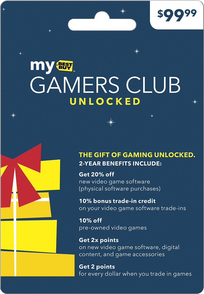 Best Buy My Best Buy Gamers Club Unlocked Membership Activation Card In Store Redemption Required Blue Gc Unlocked