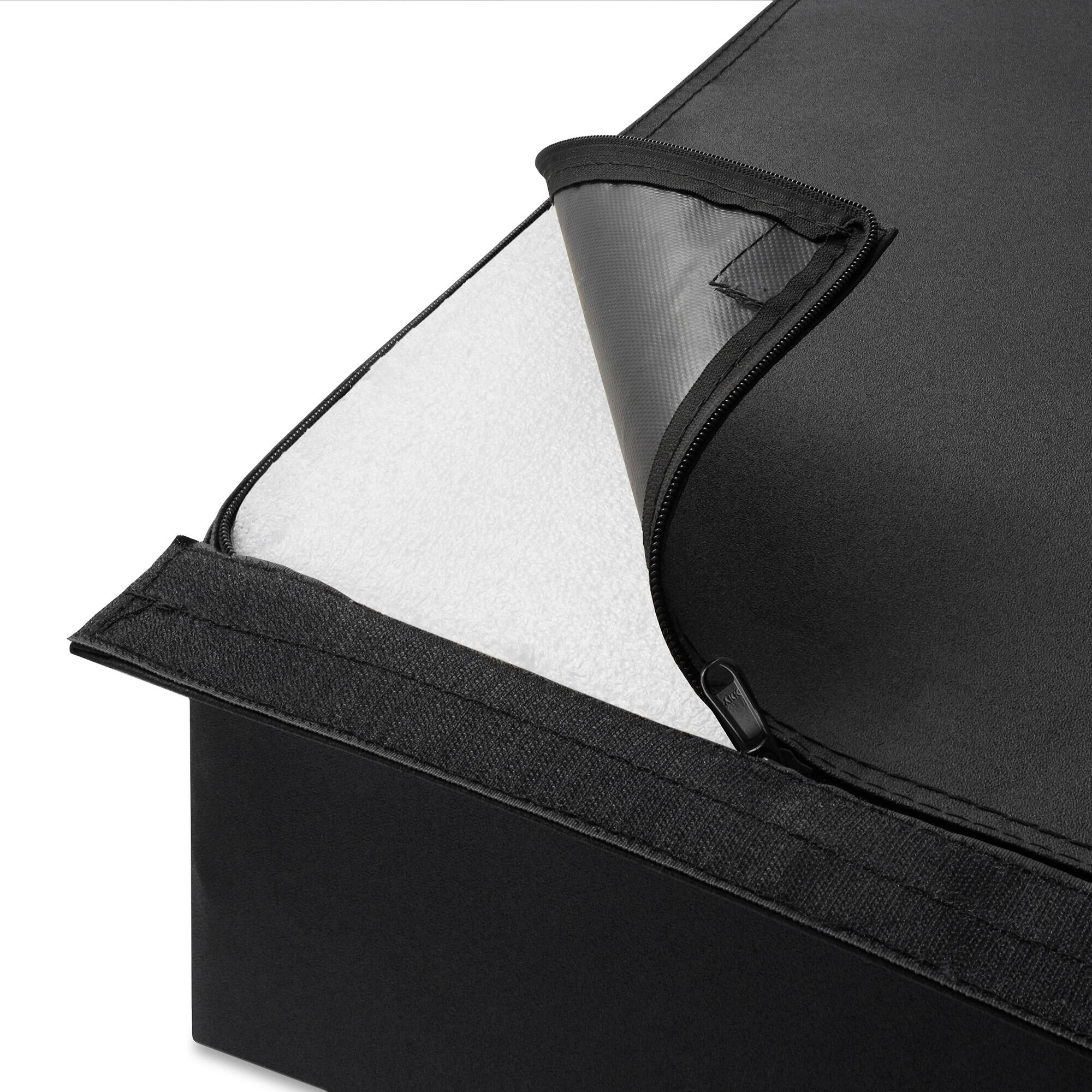 Alt View 4. Philosophy Gym - Plyometric Boxes - Soft Foam Jump Trainer Plyo Boxes - Black.