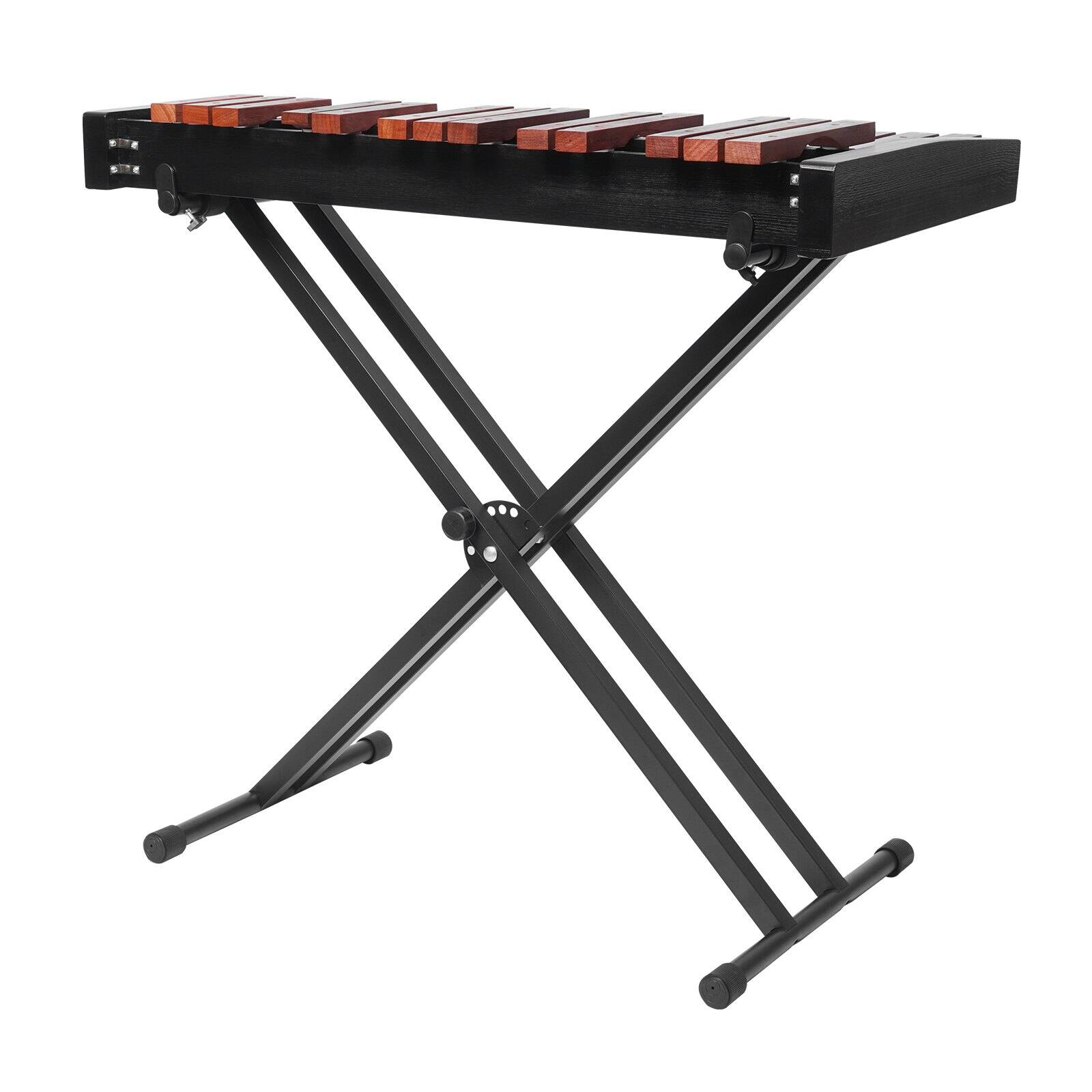 Alt View 9. Glintex - Glockenspiel Xylophone 32 Notes with Adjustable Stand 4 Mallets Bag Professional Percussion Instrument for Beginners.