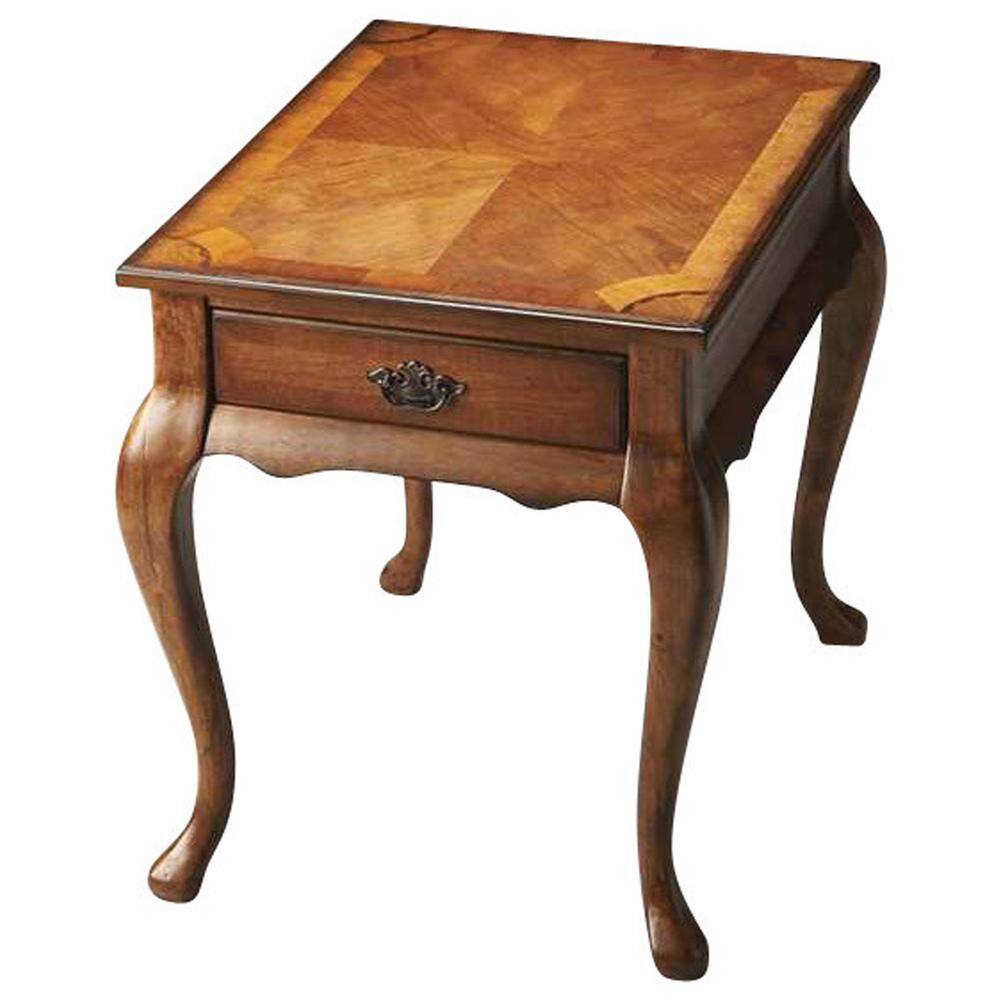 Left. Butler Specialty - Grace End Table - Medium Brown.