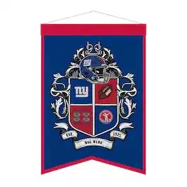 Sporticulture - New York Giants 15" x 22" Crest Banner - Multicolor