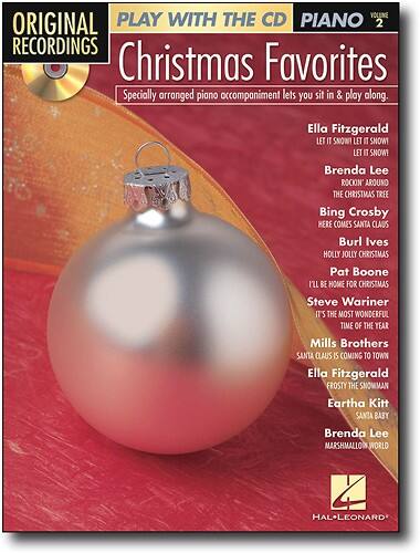 Front Standard. Hal Leonard - Christmas Favorites: Play With the CD Series Volume 2 Piano Sheet Music.
