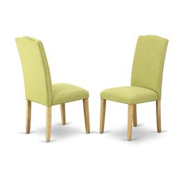 East West Furniture - Dining Room Set Oak - Brown
