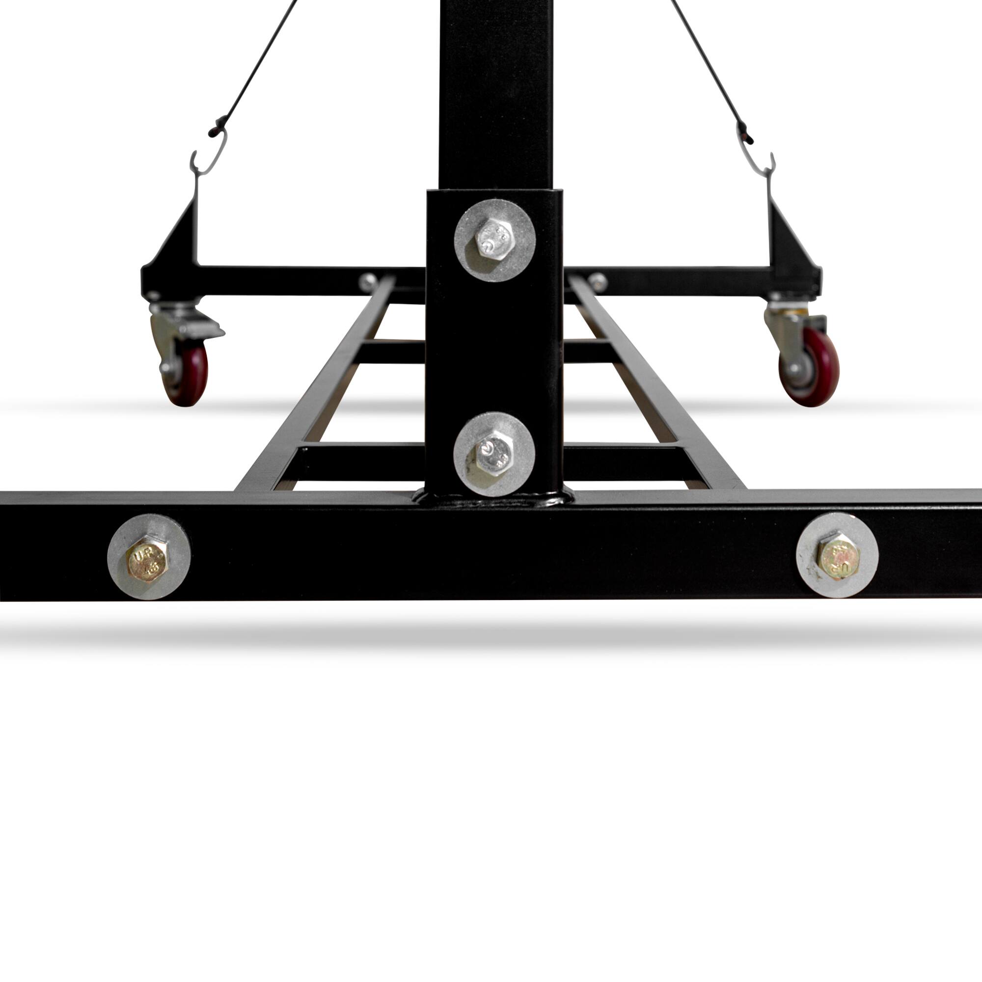 Alt View 9. AdirOffice - Folding Chair and Table Combo Cart - Black.