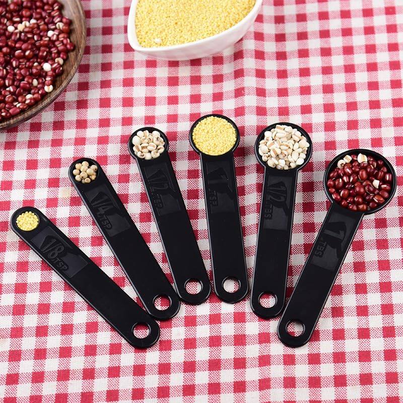 1/4 TSP, 1/8 TSP, 1/2 TSP, 1 TBS, 2 TBS