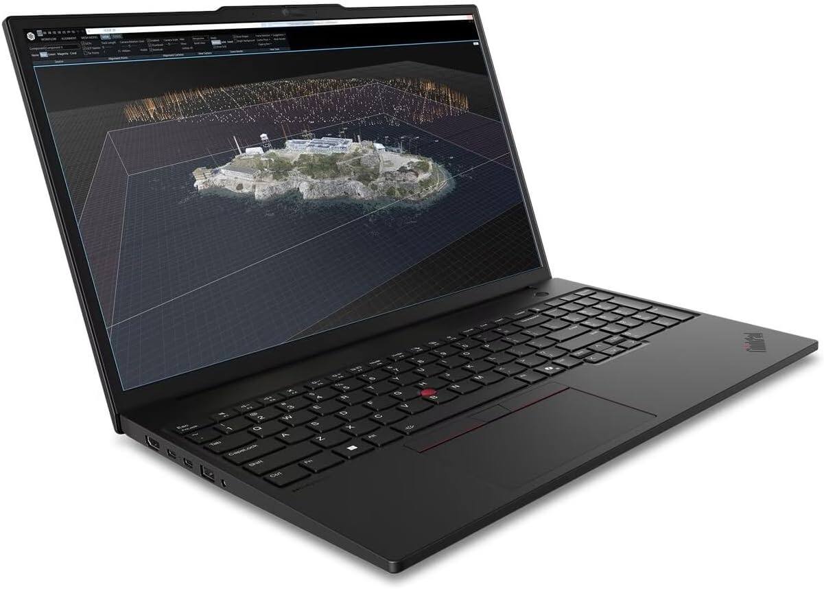 Alt View 4. Lenovo - ThinkPad P16s Gen 4 16" Laptop - Intel Ultra 7 255H with 32GB Memory - 1TB SSSD - Black.