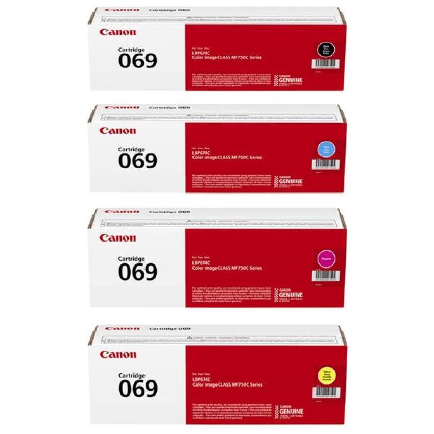 Canon - CRG 069 4-Pack (CMYK) Toner Cartridges Set