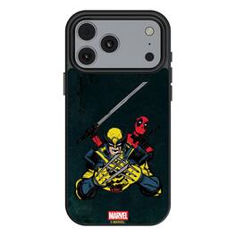 Keyscaper - Marvel Badge MagSafe Compatible Phone Case - Apple iPhone 17 Pro Max - Deadpool Wolverine 3